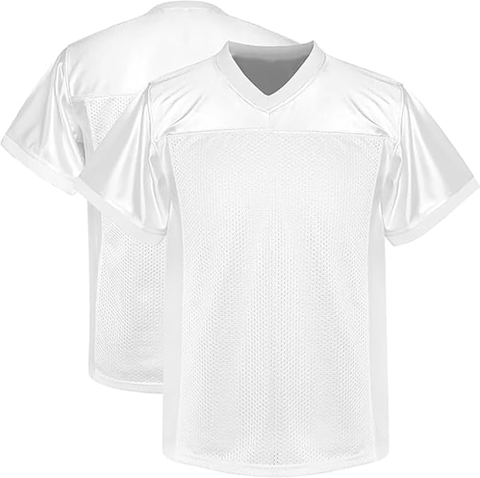 Blank Football Jersey Hip Hop Sports Mesh Practice Plain Football Shirt