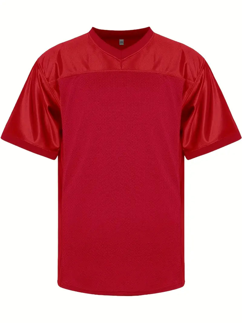 Blank Football Jersey Hip Hop Sports Mesh Practice Plain Football Shirt