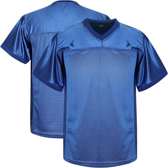 Blank Football Jersey Hip Hop Sports Mesh Practice Plain Football Shirt