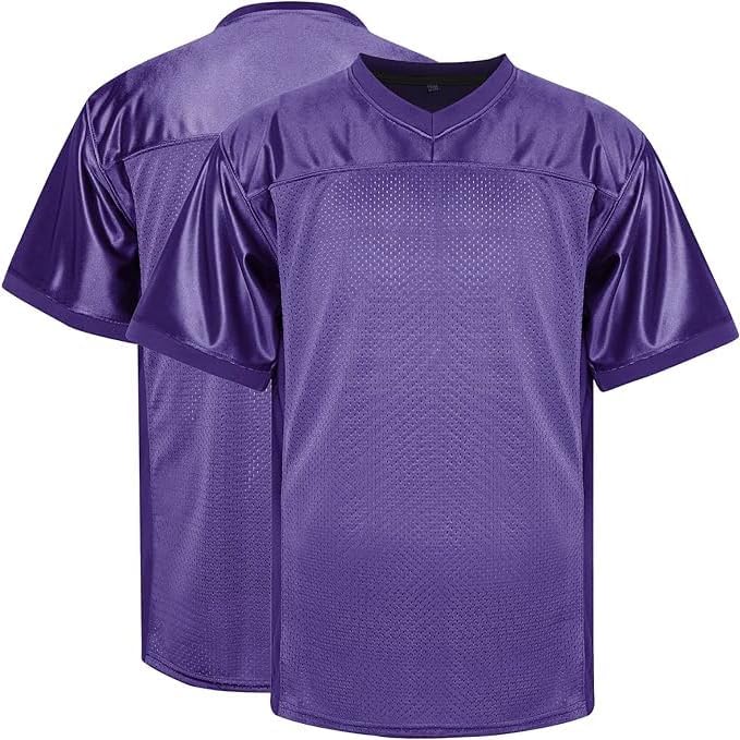 Blank Football Jersey Hip Hop Sports Mesh Practice Plain Football Shirt