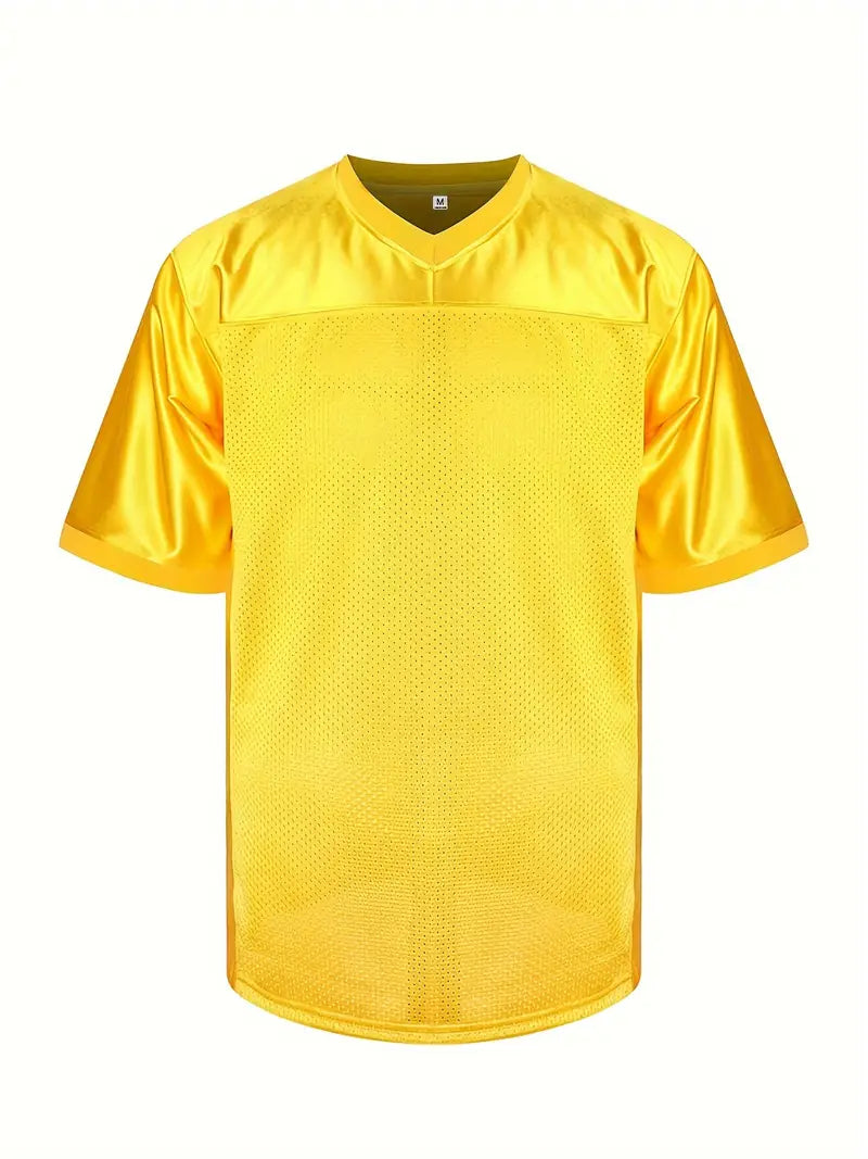 Blank Football Jersey Hip Hop Sports Mesh Practice Plain Football Shirt