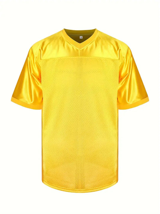 Blank Football Jersey Hip Hop Sports Mesh Practice Plain Football Shirt