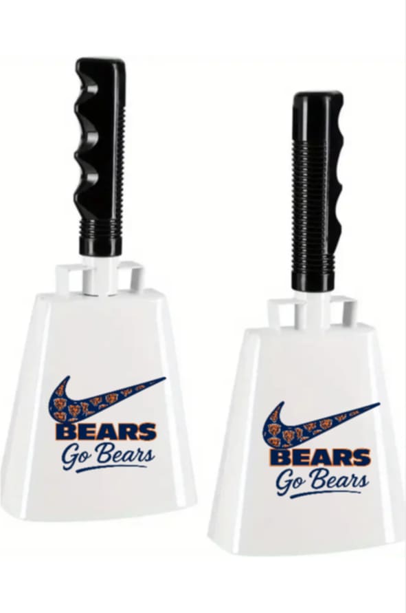 Cheering Bell Noise Makers] 6pcs 8 Inch Cowbell with Handle