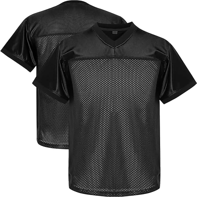 Blank Football Jersey Hip Hop Sports Mesh Practice Plain Football Shirt