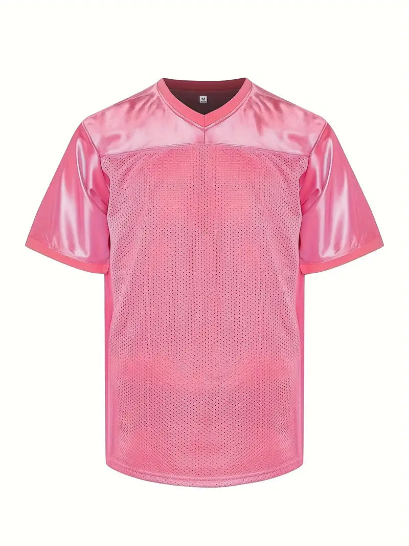 Blank Football Jersey Hip Hop Sports Mesh Practice Plain Football Shirt
