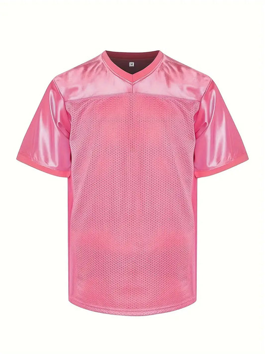 Blank Football Jersey Hip Hop Sports Mesh Practice Plain Football Shirt