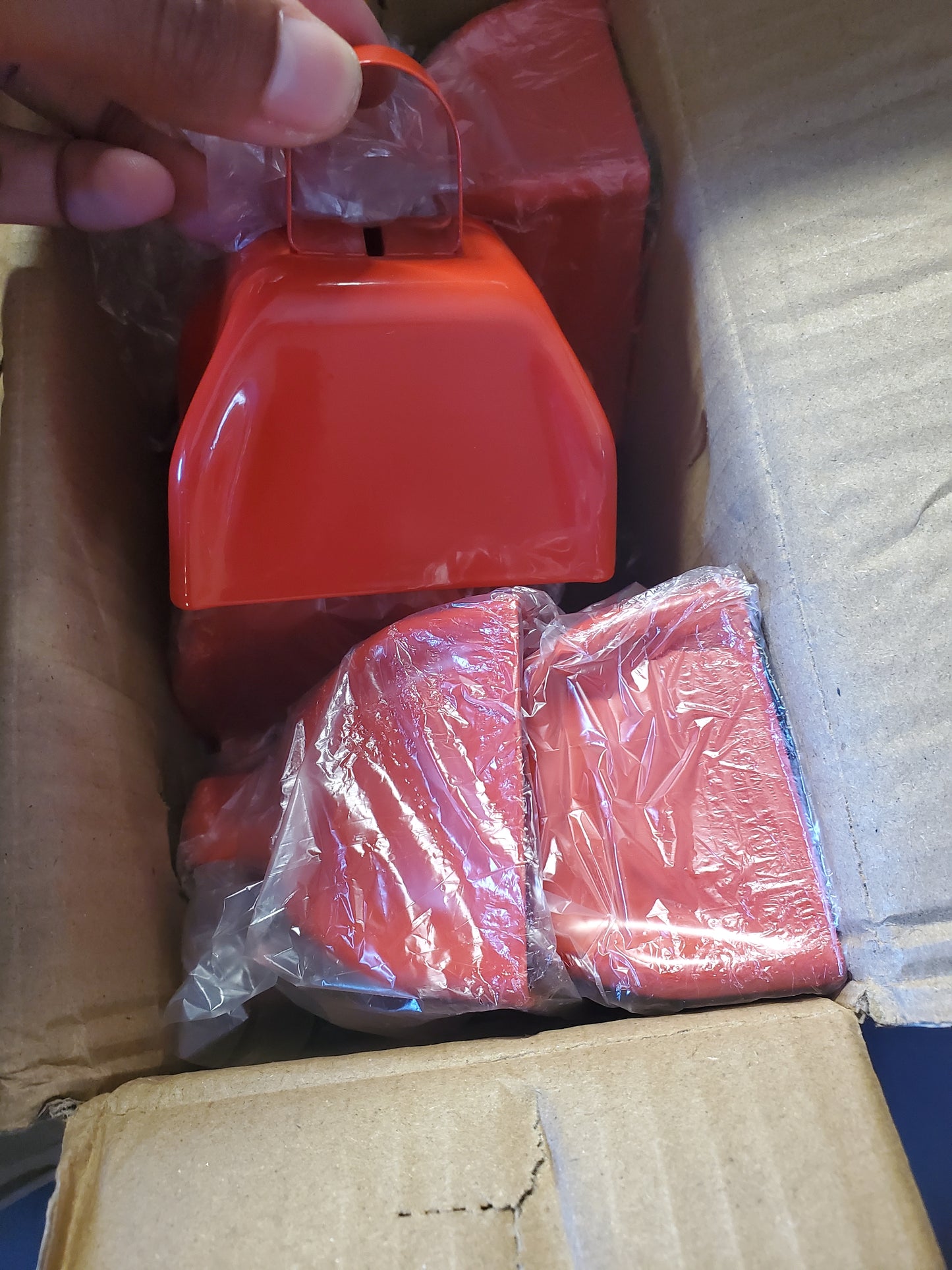 Cheering Bell Noise Makers] 1 3 Inch Cowbell with Handle