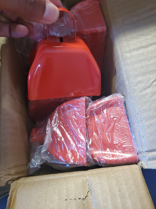 Cheering Bell Noise Makers] 1 3 Inch Cowbell with Handle